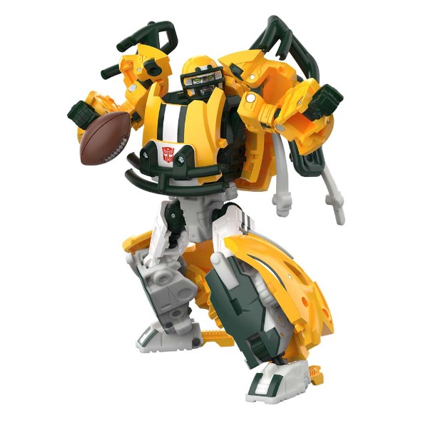Transformers x NFL - Green Bay Packers Tundra Prime Action Figure - Packshot 1