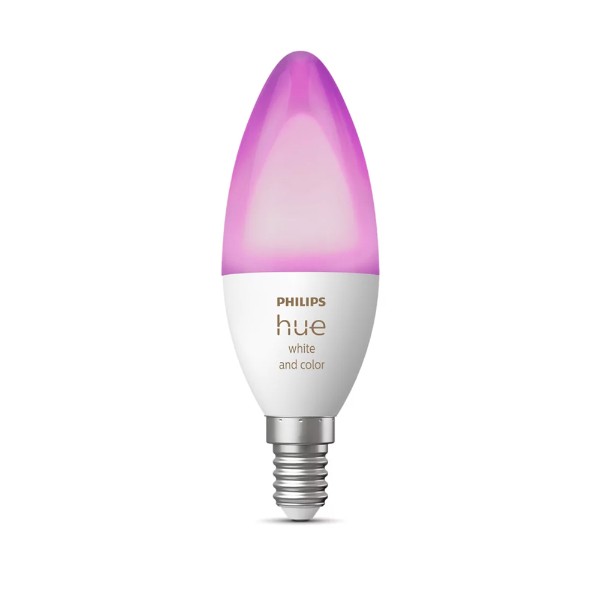 Philips - Hue E14 B39 Candle-Shaped Smart Bulb V2 - Packshot 1