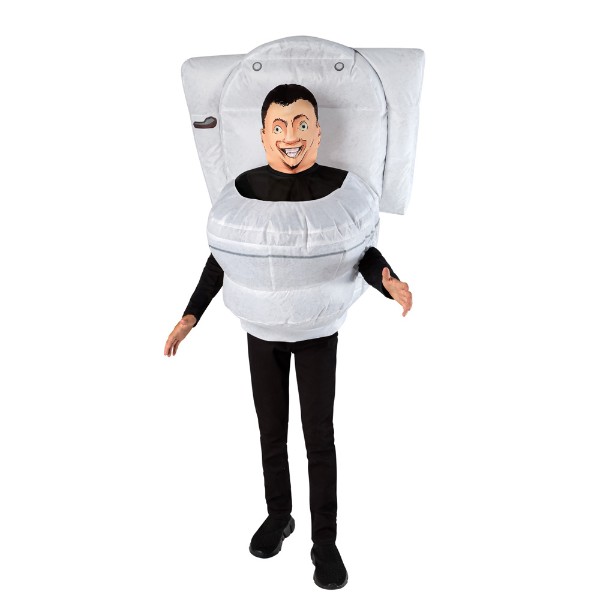 Skibidi Toilet Costume - Kids - One Size - Packshot 1