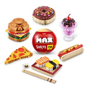 Zuru Brands - MAX Premium Snacks Building Bricks Collection (Single Ball)