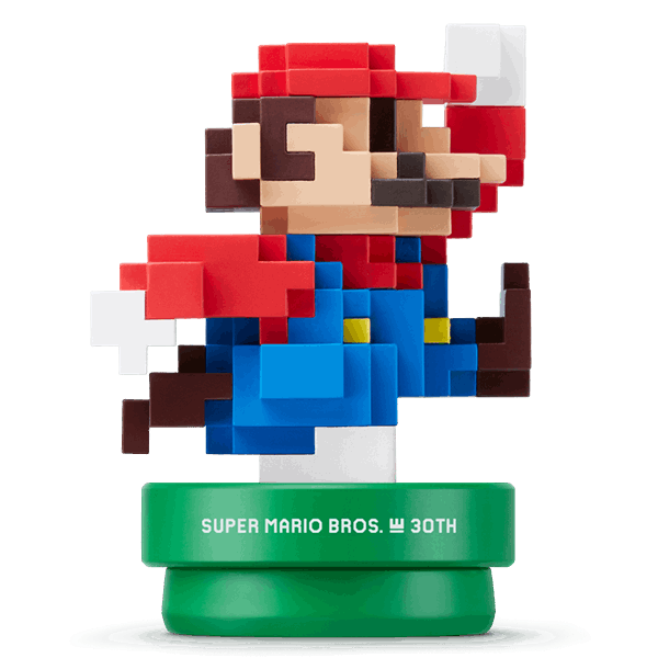 Nintendo Amiibo Super Mario Maker 8 Bit Mario Modern Preowned