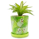 Pokemon - Chikorita Planter Pot with Faux Plant - Packshot 1