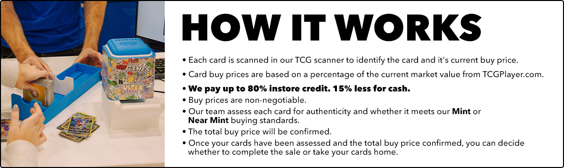 How it Works - Sell Your TCG Singles - EB Games Australia