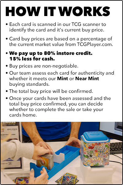 How it Works - Sell Your TCG Singles - EB Games Australia