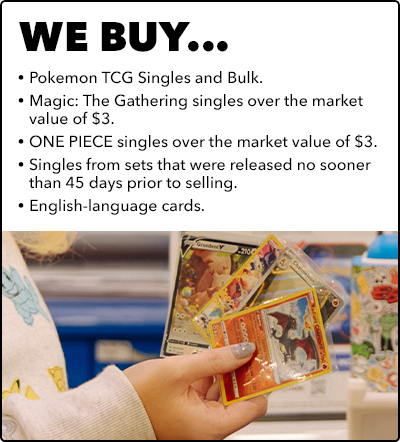 What We Buy - Sell Your TCG Singles - EB Games Australia