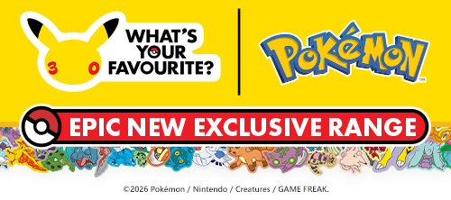 Pokemon 30th Celebration Range - Coming 16 September - EB Games Australia