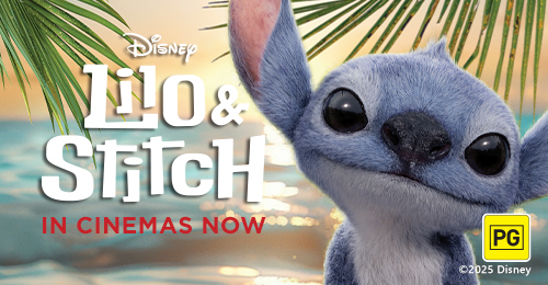Disney's Lilo & Stitch - In Cinemas Now, rated PG, © 2025 Disney