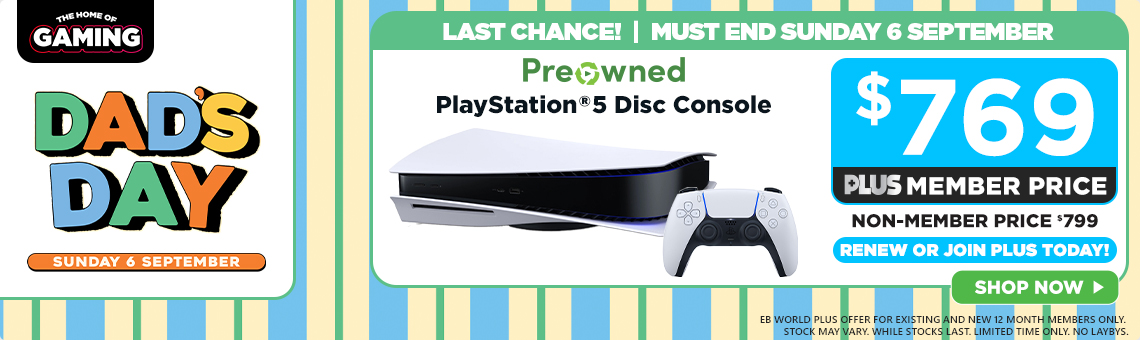 Fathers Day PlayStation 5 Promotion - EB Games Australia