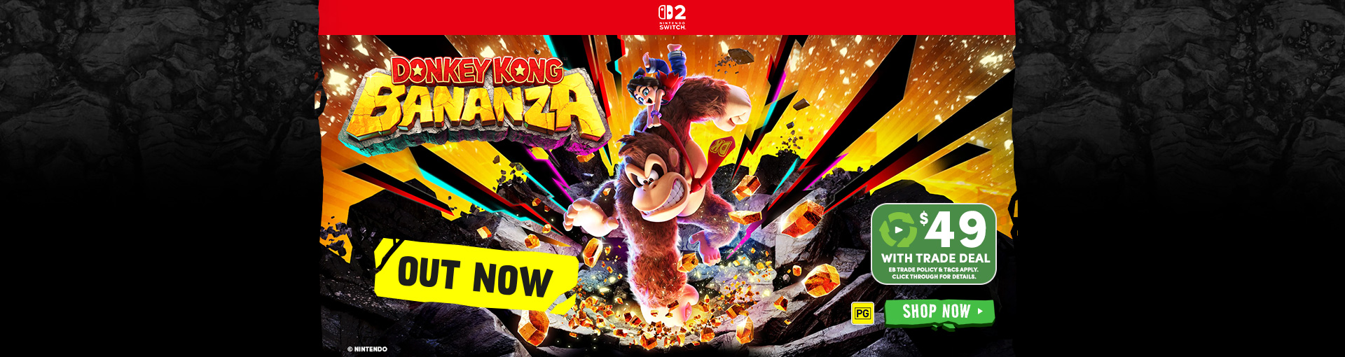 OA Donkey Kong Bananza Out Now