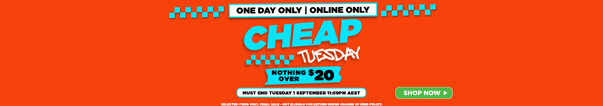Cheap Tuesday - On Now! - EB Games Australia