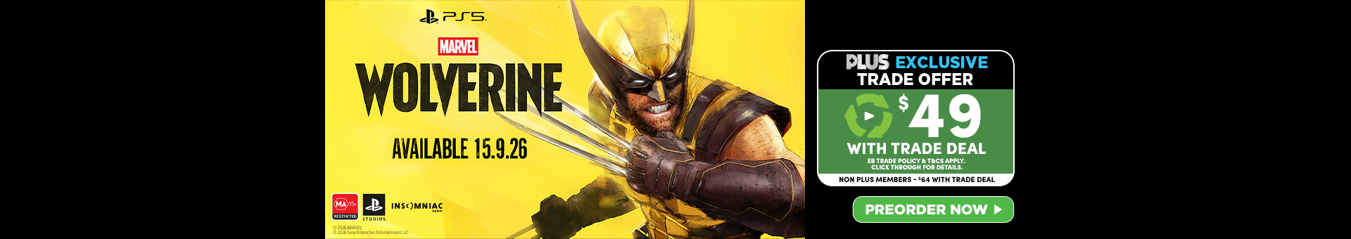 Marvel's Wolverine - EB Games Australia