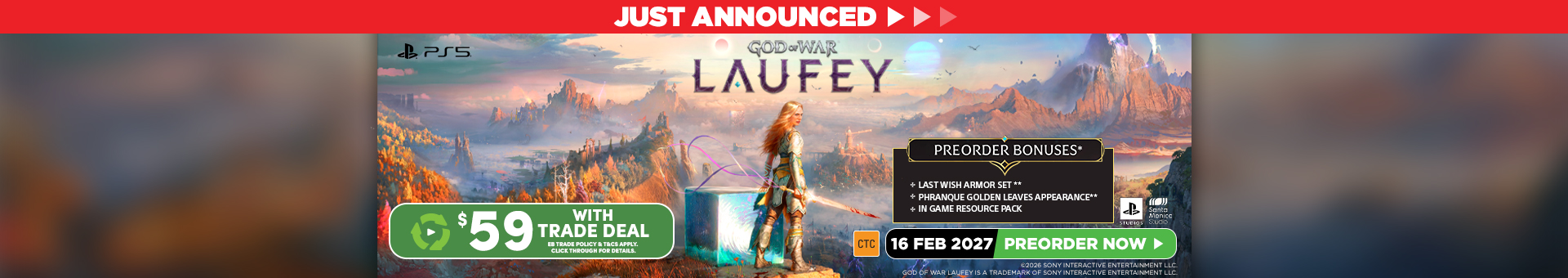 God Of War: Laufey - Just Annouced! - EB Games Australia