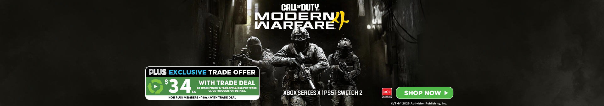 Call of Duty: Modern Warfare 4 - Out Now - EB Games Australia