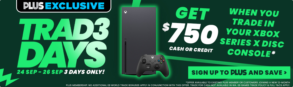 XBOX Series X - TRAD3 DAYS - EB Games Australia