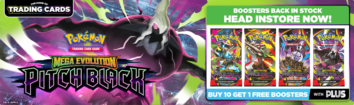 Walk in Stock Available - Pokemon TCG - Pitch Black - EB Games Australia