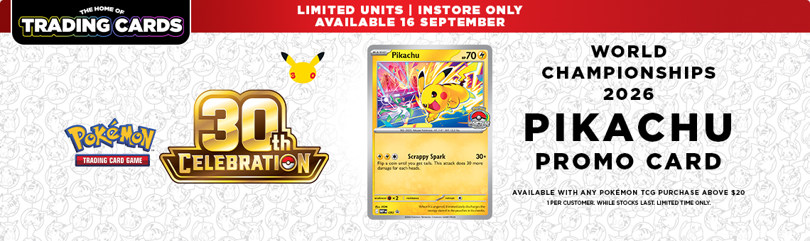 Pokemon Trading Card Game - 2026 World Championships Promo Card - EB Games Australia