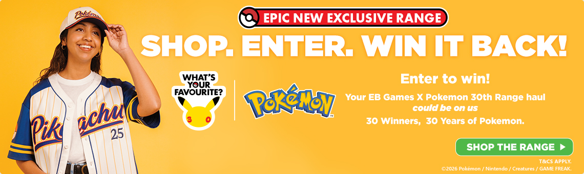 Pokemon 30th Social Media Competition - EB Games Australia