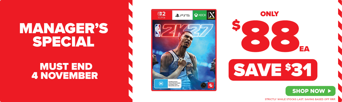 NBA 2K27 Managers Special - Only $88 - EB Games Australia