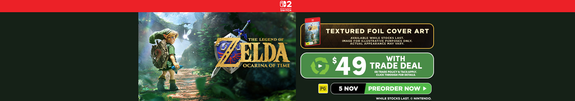 The Legend of Zelda: Ocarina of Time - EB Games Australia