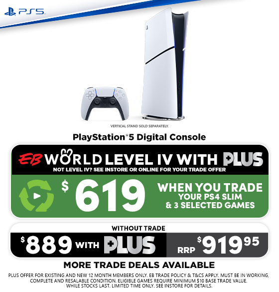 PlayStation 5 Digital Trade Deals - EB Games Australia
