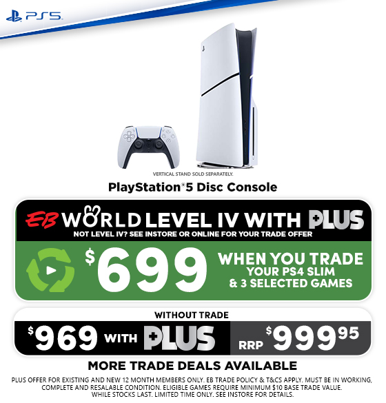 PlayStation 5 Disc Trade Deals - EB Games Australia