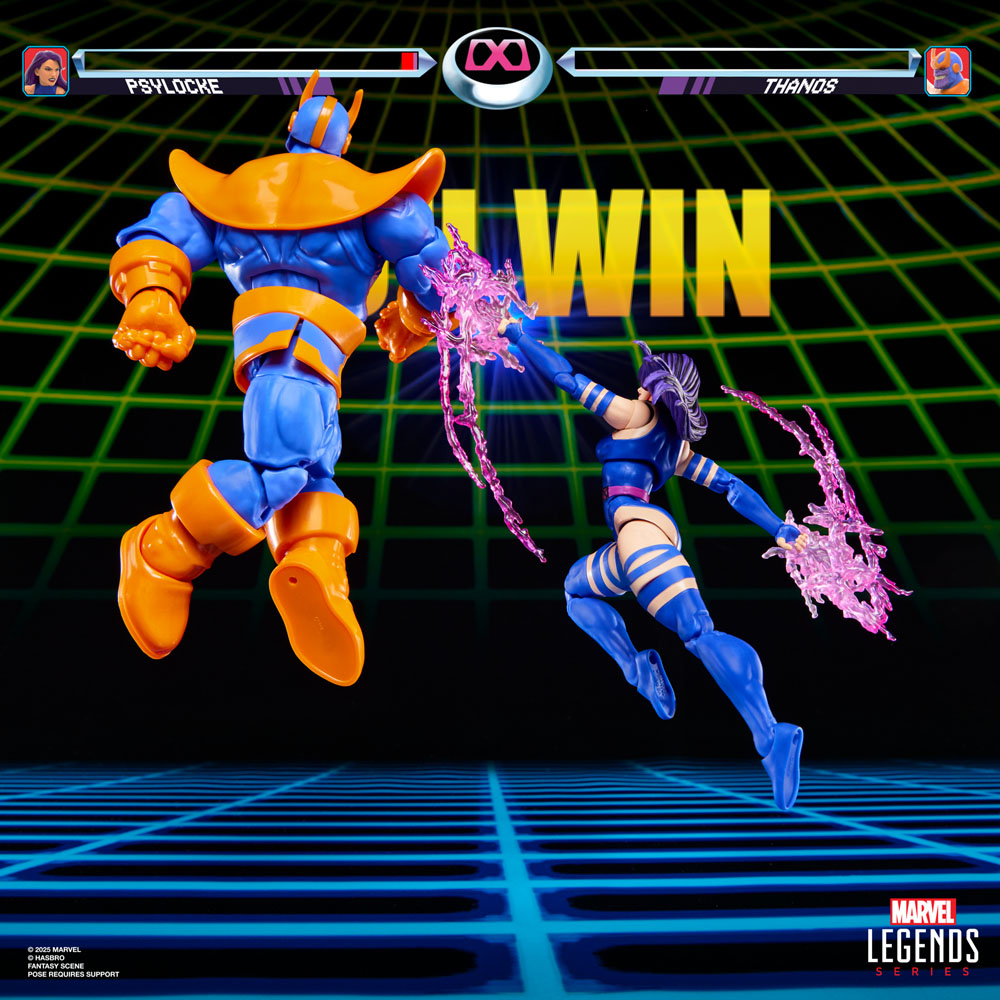 Marvel Legends Series Gamerverse Psylocke vs. Thanos 6" Action Figure - Screenshot 1