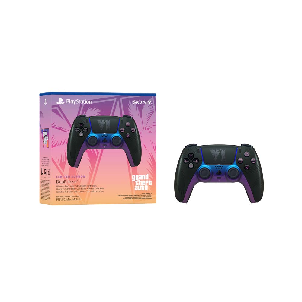 PlayStation 5 DualSense Wireless Controller - Grand Theft Auto VI Limited Edition - Black - Screenshot 1