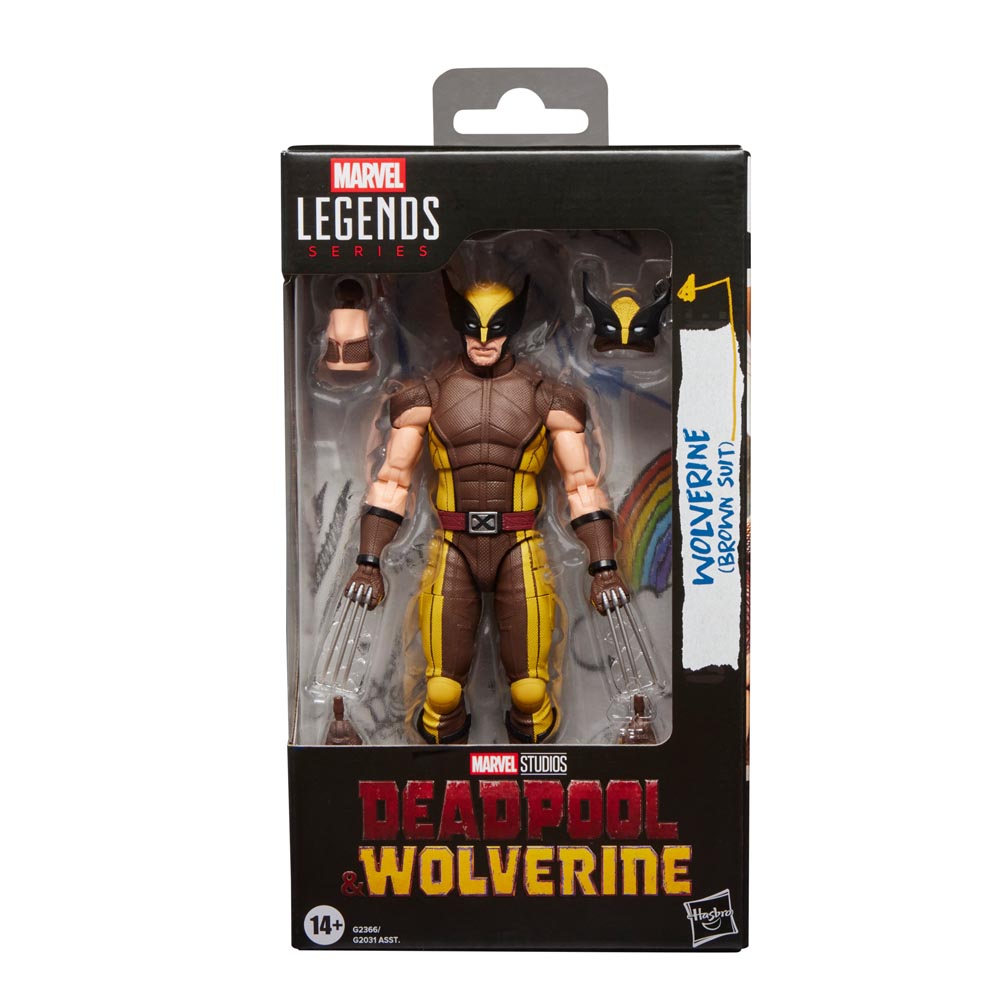 Marvel - Deadpool & Wolverine - Wolverine (Brown Suit) Marvel Legends Action Figure - Screenshot 3