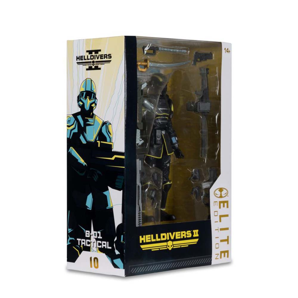 Helldivers 2 - B-01 Tactical Elite Edition 7" Action Figure - Screenshot 3
