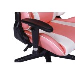 Playmax - Elite Gaming Chair - Pink and White - Screenshot 6