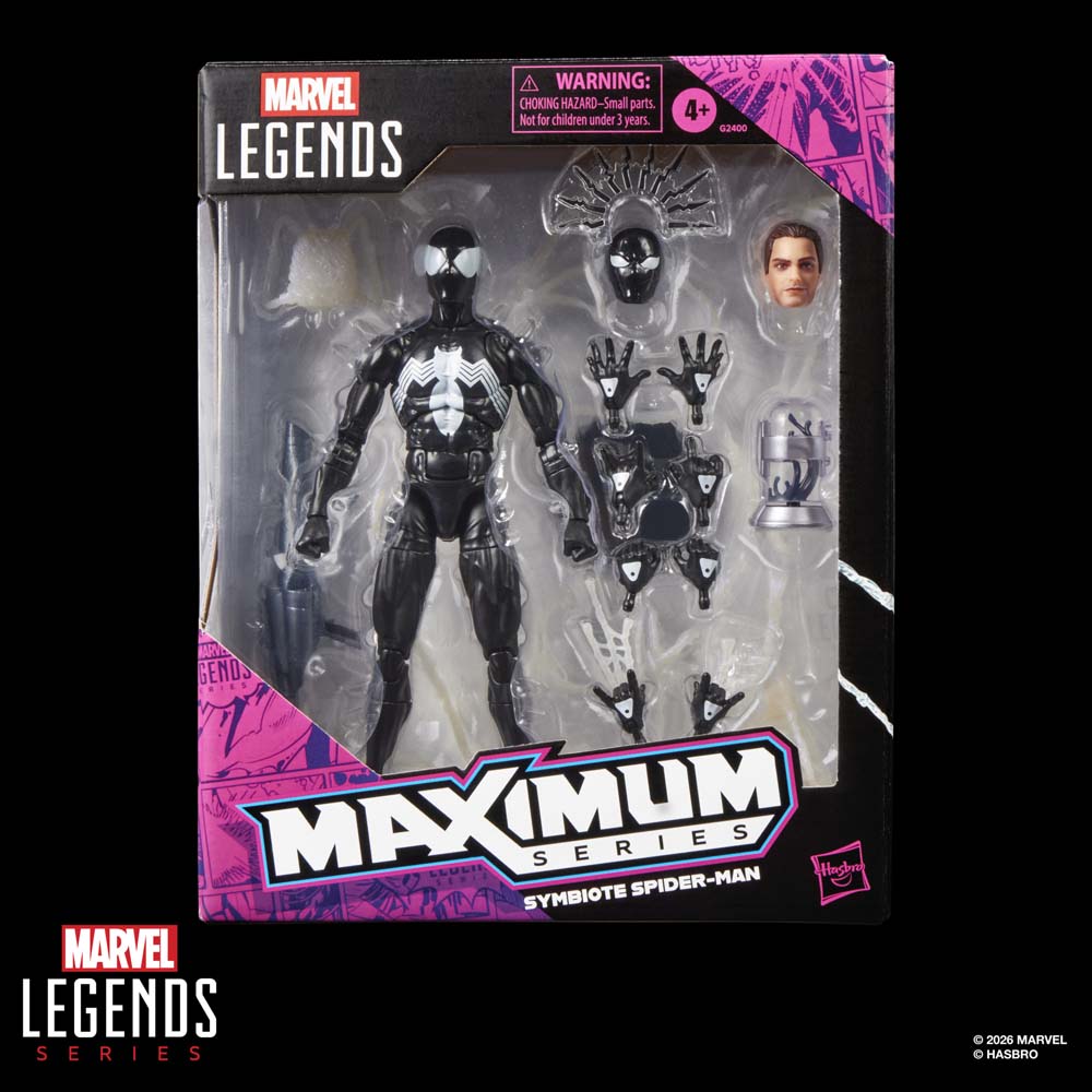 Marvel - Spider-Man - Marvel Legends Maximum Series Symbiote Spider-Man Action Figure - Screenshot 8