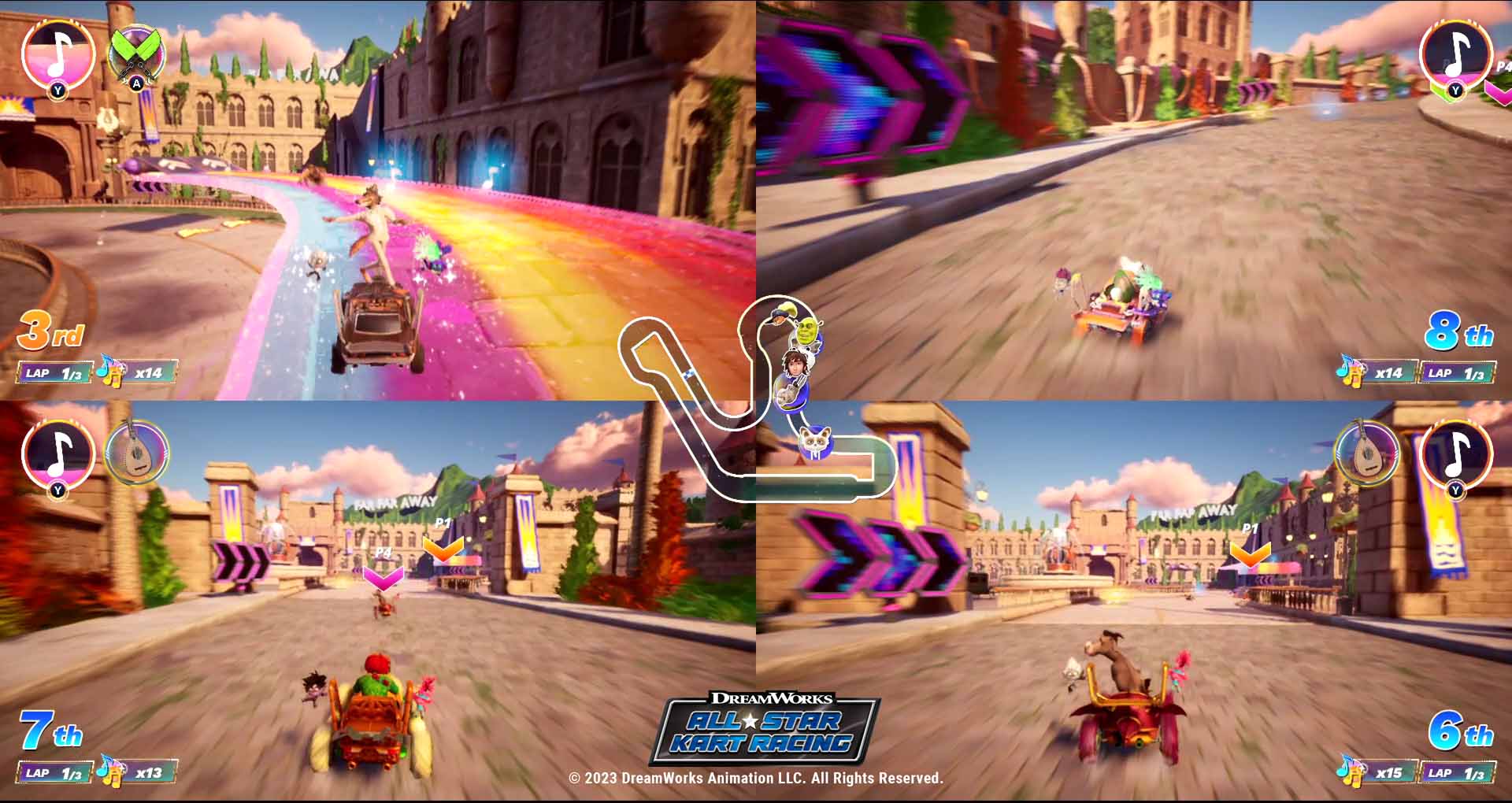 DreamWorks All Star Kart Racing (Code-In-A-Box) - Screenshot 4