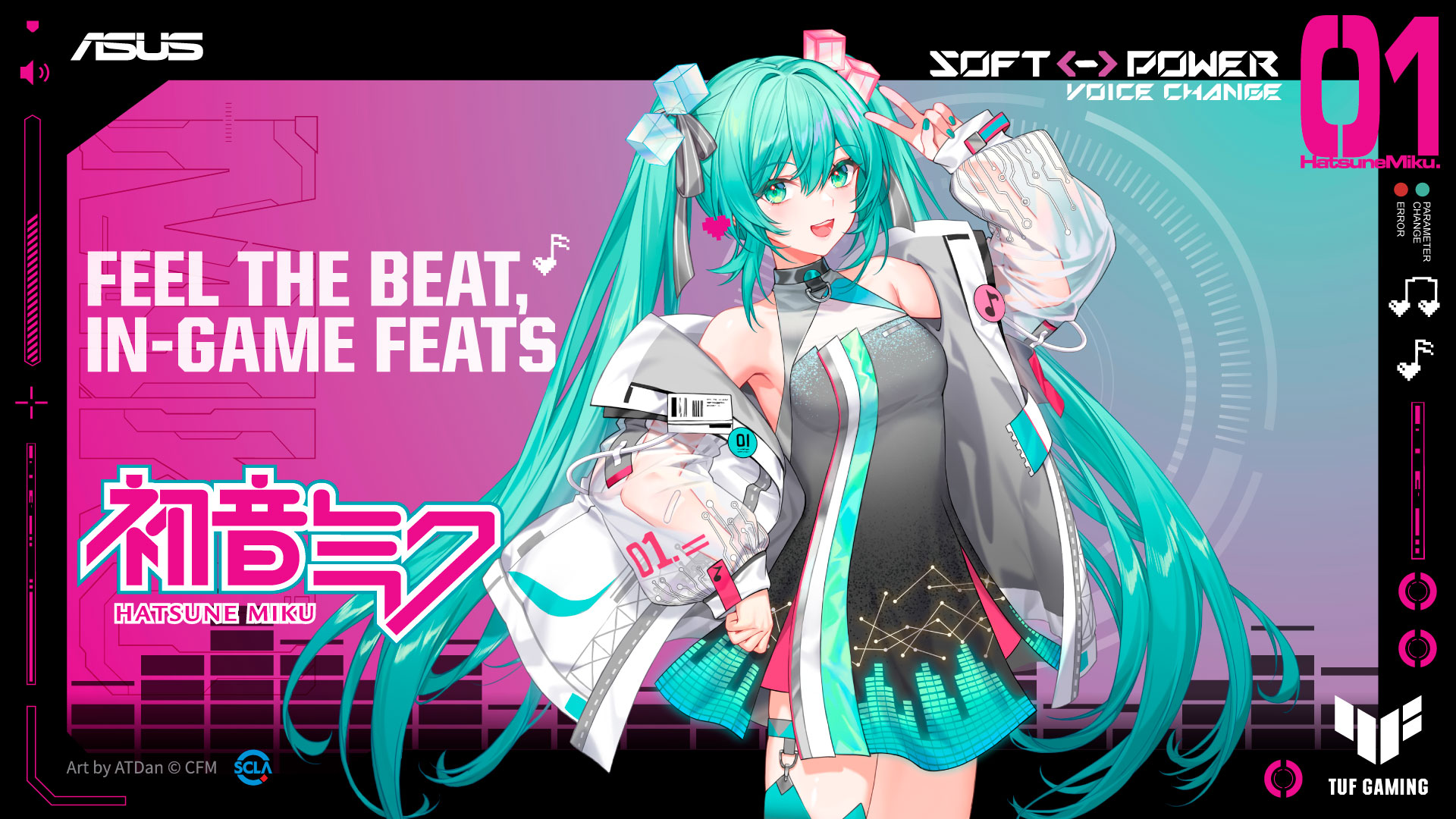 ASUS TUF Gaming H1 Gen II Headset - Hatsune Miku Edition - Screenshot 1