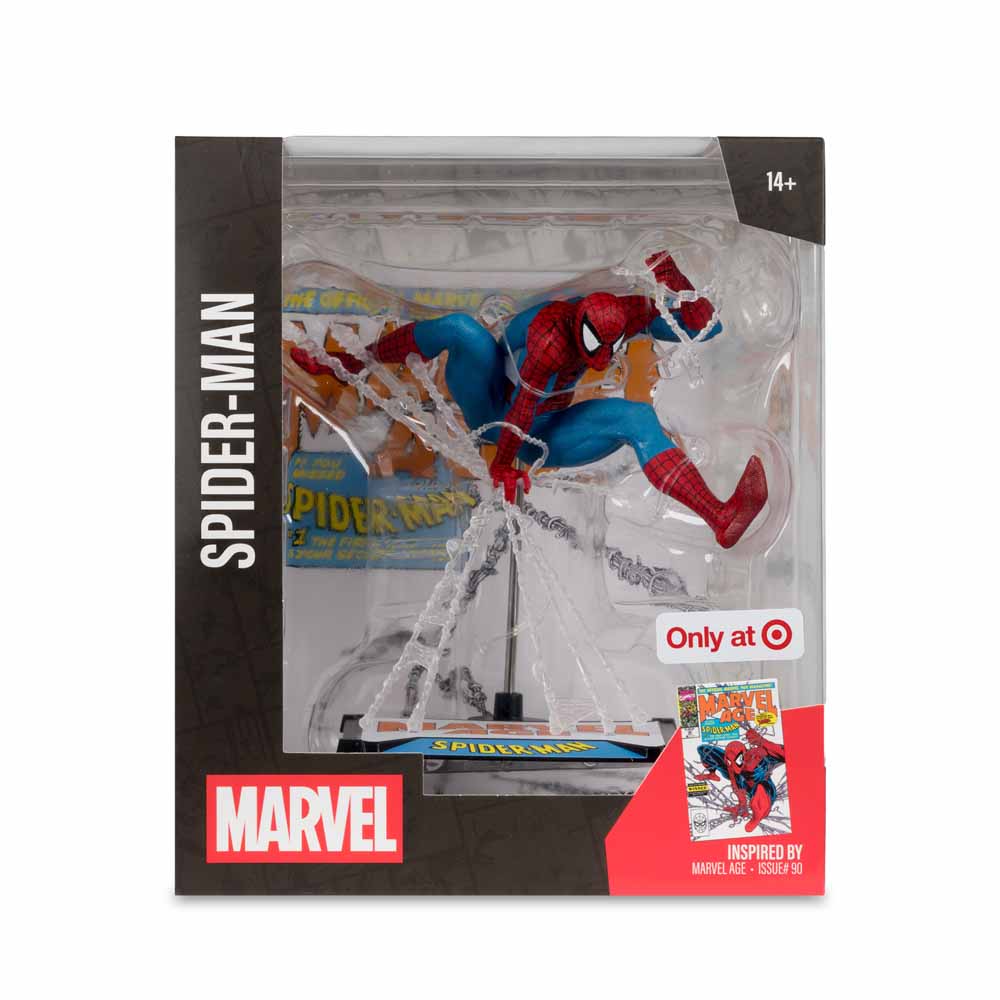 Marvel - Spider-Man - Marvel Age #90 Spider-Man 1:10th Scale Posed Statue - Screenshot 1