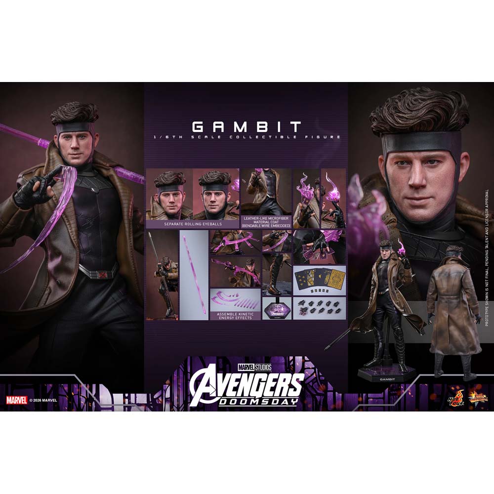 Marvel - Avengers: Doomsday - Gambit 1/6 Scale Action Figure - Screenshot 10