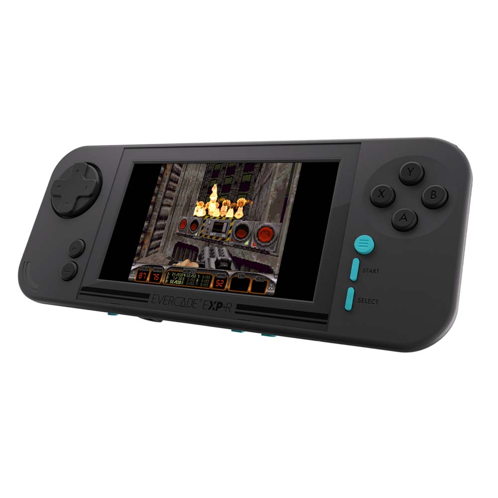 Evercade Neon Retro EXP-R Handheld + Tomb Raider Collection 1 Console Bundle - Screenshot 3