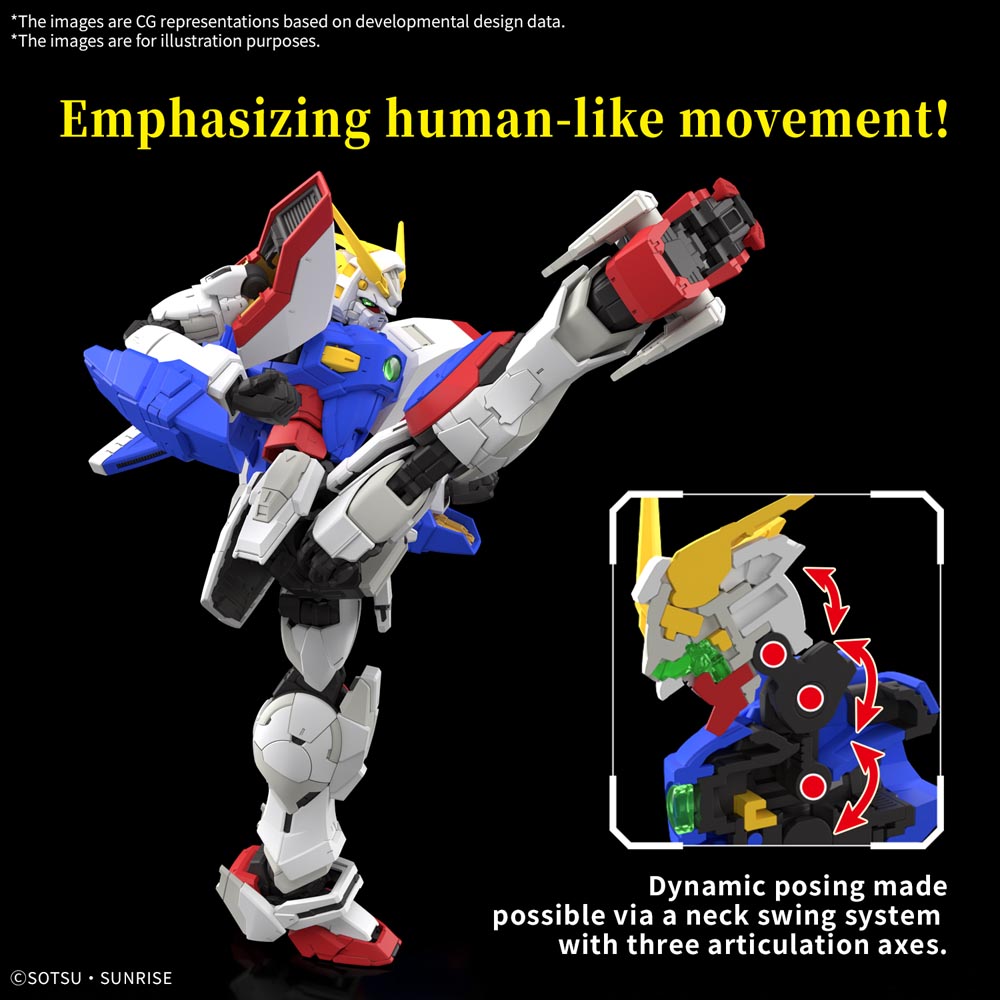 Gundam - Shining Gundam 1/144 Scale Model Kit - Screenshot 1