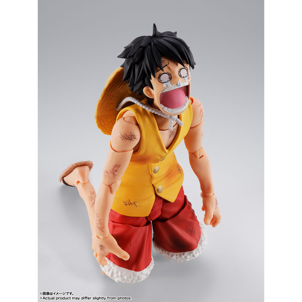 One Piece - Monkey D. Luffy (Summit War of Marineford) S.H.Figuarts Action Figure - Screenshot 2