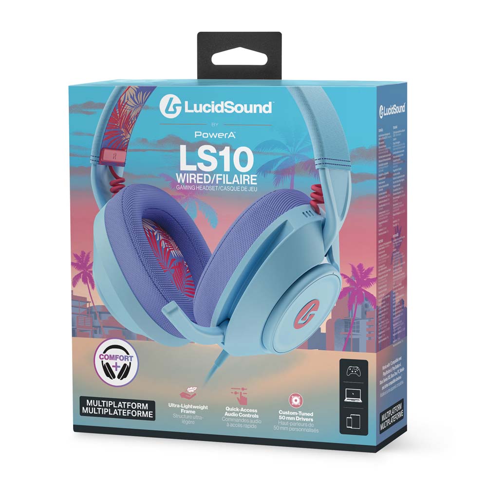 LucidSound LS10 Wired Gaming Headset - Ocean Waves - Screenshot 4