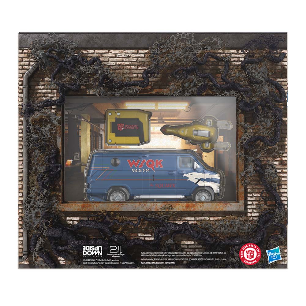 Transformers x Stranger Things - Freakwency & 8-Trax Action Figure - Screenshot 2