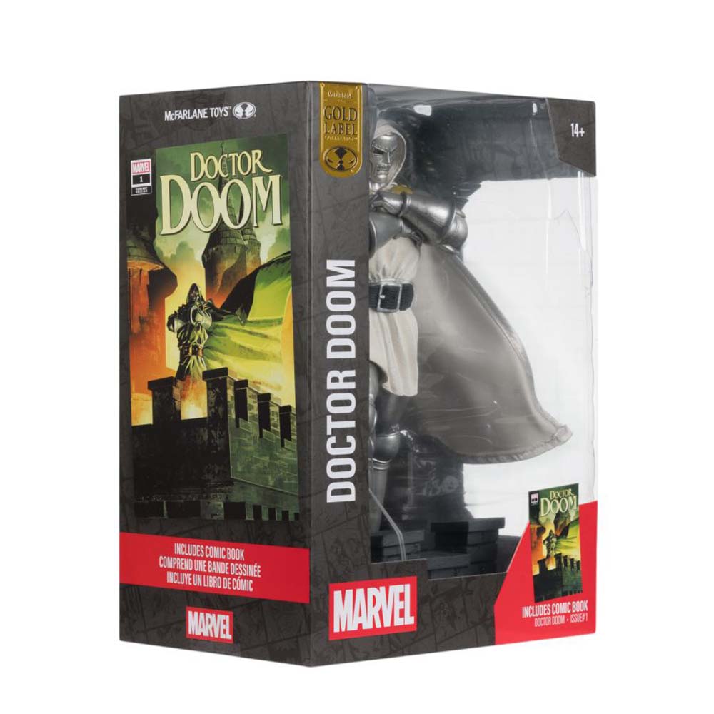 Marvel - Doctor Doom (Future Foundation) Gold Label 1/6th Scale Figure with Comic Book - Screenshot 3