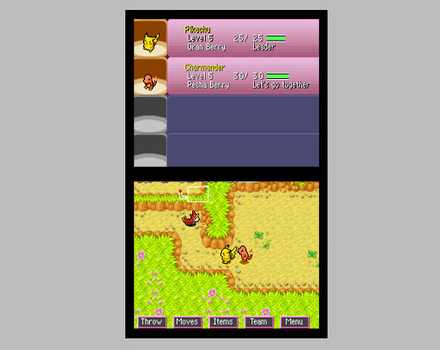 Pokemon Mystery Dungeon Blue Rescue Team - Screenshot 1