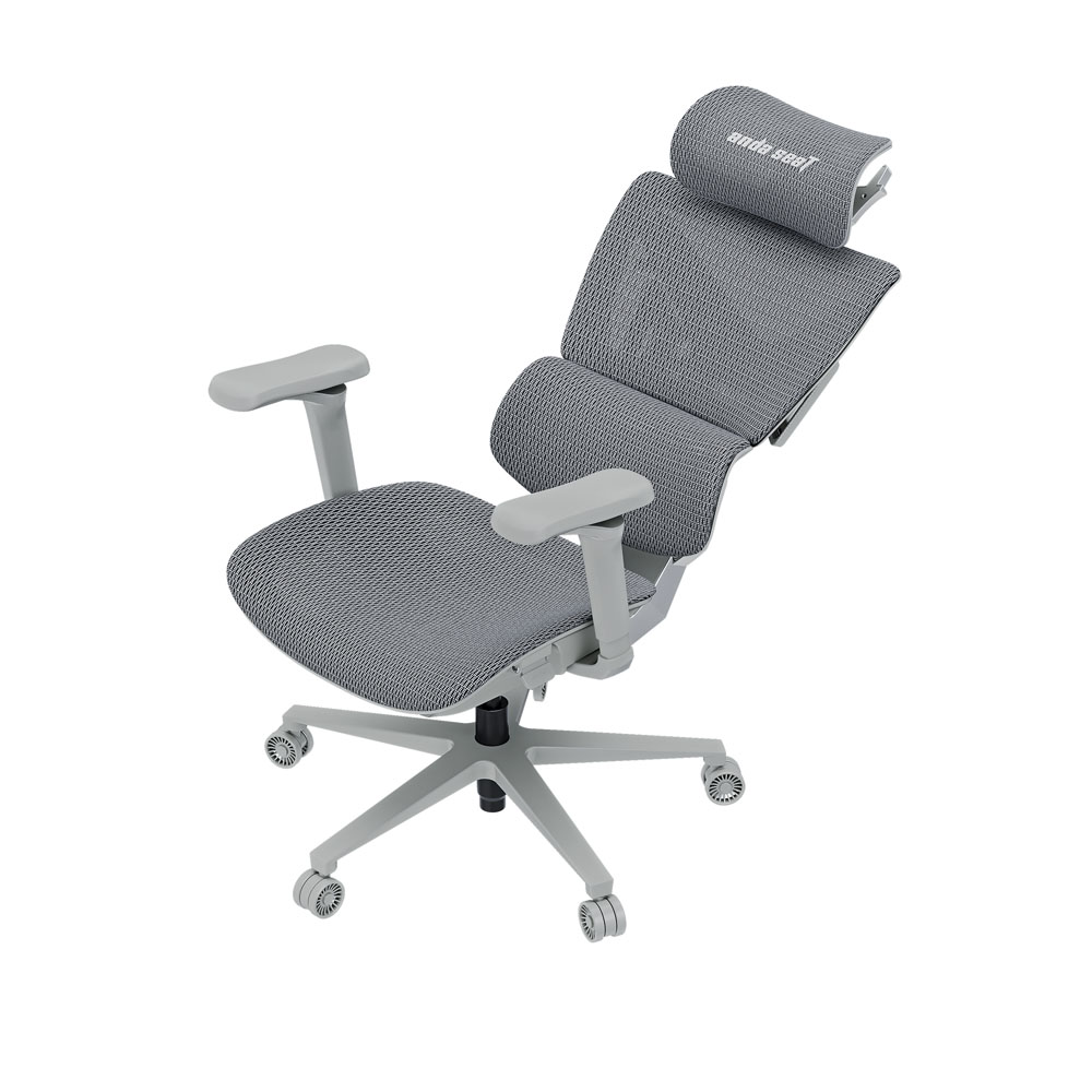 ANDA SEAT X-Air Pro Ash Grey Gaming Mesh Chair - Screenshot 2
