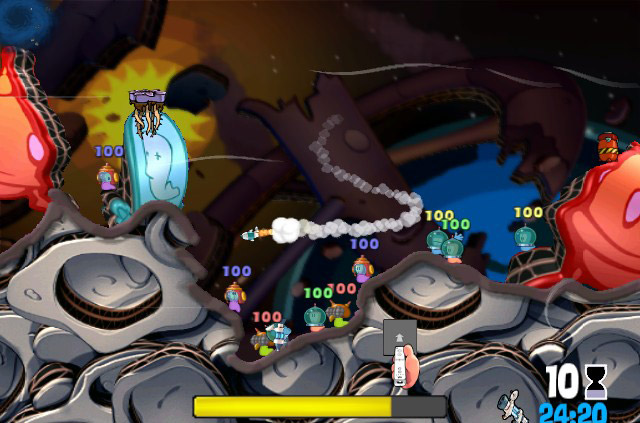 Worms: A Space Oddity - Screenshot 7