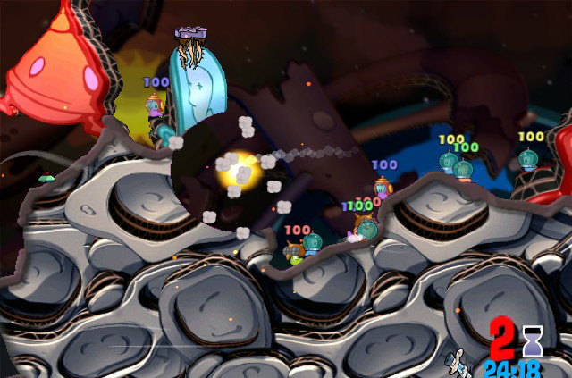 Worms: A Space Oddity - Screenshot 8