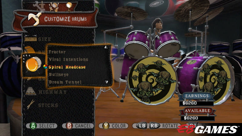 rock band drums on guitar hero world tour pc