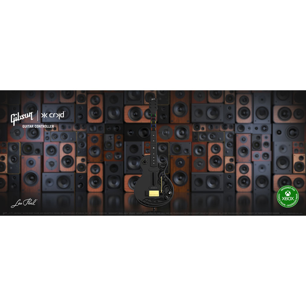 CRKD Gibson Les Paul Guitar Black Tribal ENCORE - Licensed by Xbox - Screenshot 2