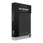 Palms Off Gaming - Collector's Series 9 Pocket Zip Trading Card Binder - Black - Screenshot 1