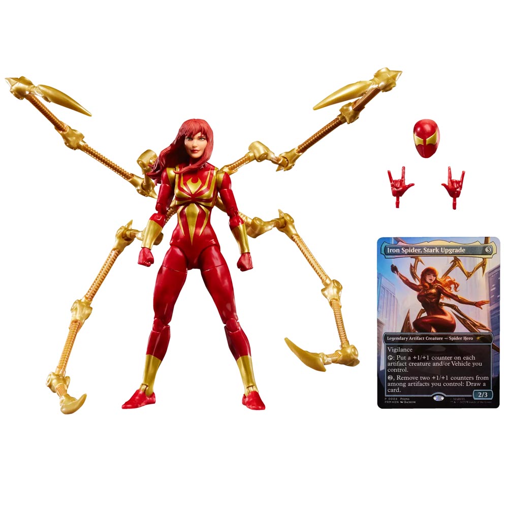 Marvel x Magic: The Gathering - Mary Jane Watson (Iron Spider) Marvel Legends Action Figure - Screenshot 1