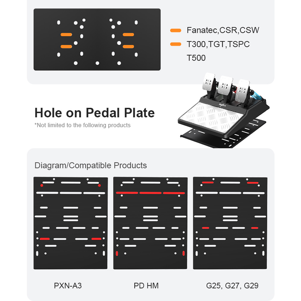 PXN - A10 Foldable Racing Wheel Stand - Screenshot 7